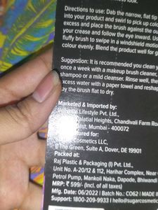 SUGAR Dual Eyeshadow Brush