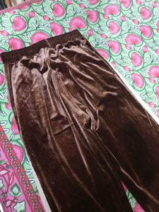 Brown Velvet Pants
