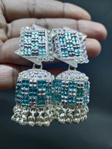 Purple Color Jhumka For Women