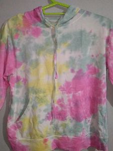 Attention Girls.... Take A Look At This Beautiful Multicolored Sweatshirt With Hoodie.