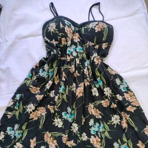 Floral Padded Dress