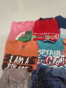 Tshirts And Jeans Shorts