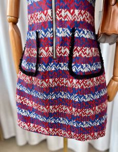 Chic Patterned Mini Dress