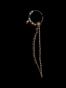 Bridal Nose Pin With Chain