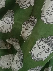 Kalamkari Print Saree