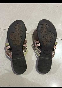 Bata Thong Sandals - Braided Detail