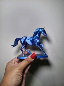 3D printed Geometric Horse Showpiece