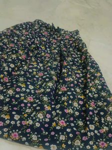 Floral Print Skirt