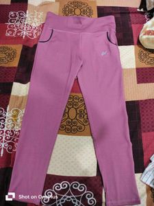 Mauve Athleisure Leggings Gym