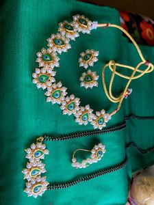 Pearl Peacock Jewelry Set