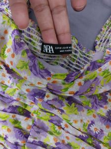 Zara Floral Bodycon Dress