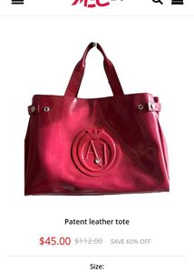Auth Armani Jeans Tote