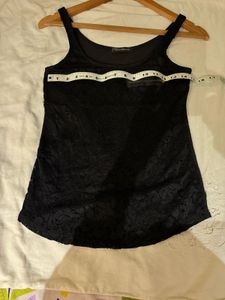 Beautiful Black Lace Tank Top