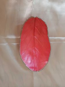 Pink Leaf Trinket Dish