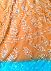 Embroidery Work Saree