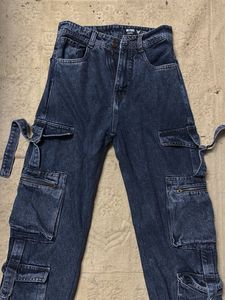 Cargo Denim Jeans