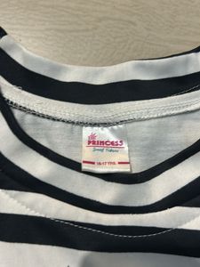 Zebra Lined Top