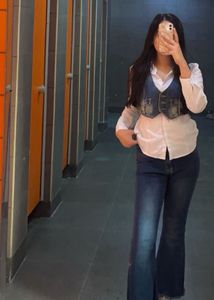 ELEGANT DENIM WAISTCOAT FOR WOMEN