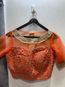 Orange Chaniya Choli