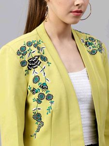 Pannkh Blazer Lime Green