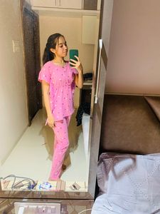 Pink Affordable Night Suit