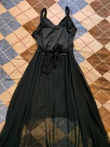 Black High-Low Dress