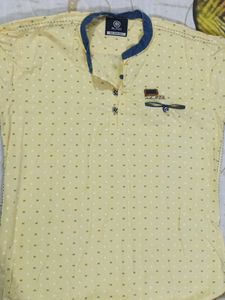 Cute Yellow Boys Shirt