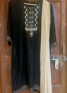 Black Kurta Set