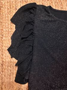 Sparkly Ruffle Top
