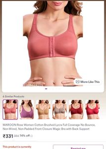 Maroon Bra pack of 3