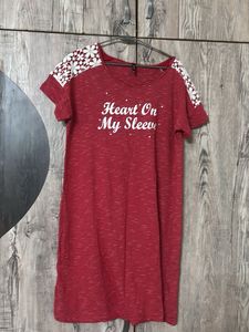 red long top