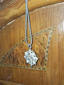 Sparkling Silver Necklace