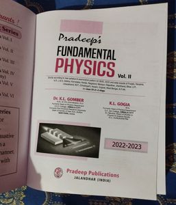 Pradeep Physics Class 12