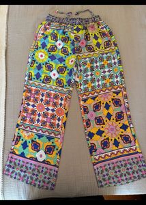 Zara Printed Palazzo Pants