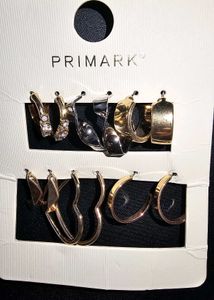 Golden Pinteresty Hoop Earring