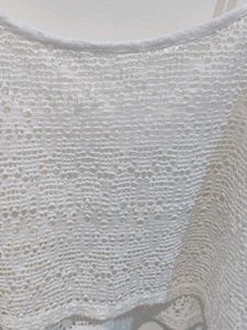 White Cutout Cami Top