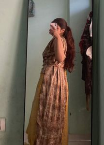 Stylish Pullover Ethnic Blouse Dress