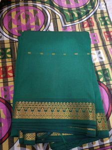 Green &amp; Gold Sari