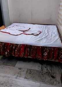 Satin Fabric Double Bed Sheet