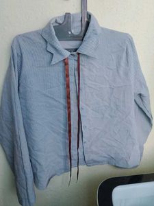 Korean Crop Shirt