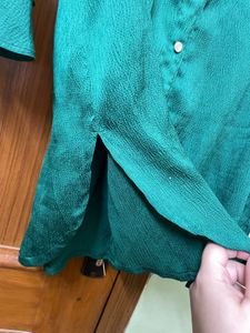 Satin Kurti Top