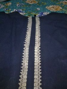 Elegant Navy Blue Kurta