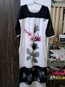 Floral Print Kurta