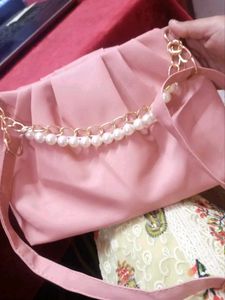 New Pink Colour Sling Beg