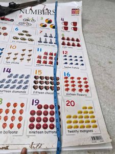 Educational Alphabet and Number Charts