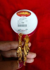 Shrihari Gold Plated Bangles