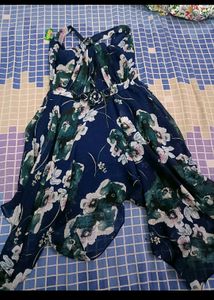 Assymetrical Party Wear Middi Dress For 5-6 Years