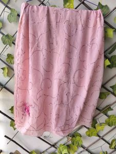 Pink Embellished Dupatta