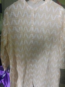 Patterned Button-Up Shirt