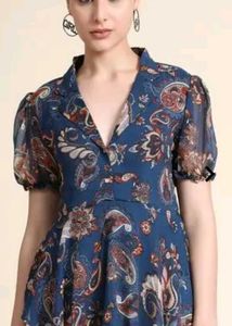 Paisley Print Top